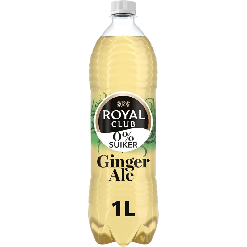 Ginger Ale 0% Suiker Fles 1L