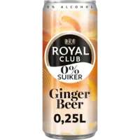 Royal Club Ginger beer 0% suiker