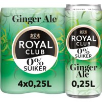 Een afbeelding van Royal Club Ginger ale 0% 4pack