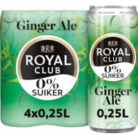 Een afbeelding van Royal Club Ginger ale 0% 4-pack