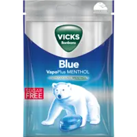 Vicks Blue menthol keelpastilles suikervrij