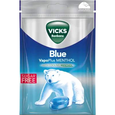 pdp-image-Vicks Blue menthol keelpastilles suikervrij