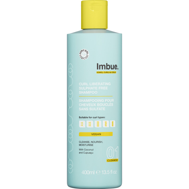 Een afbeelding van Imbue. Curl liberating suphate free shampoo