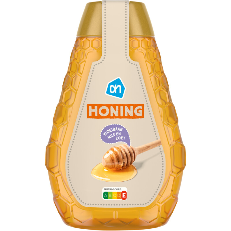 Een afbeelding van AH Honing vloeibaar mild en zoet