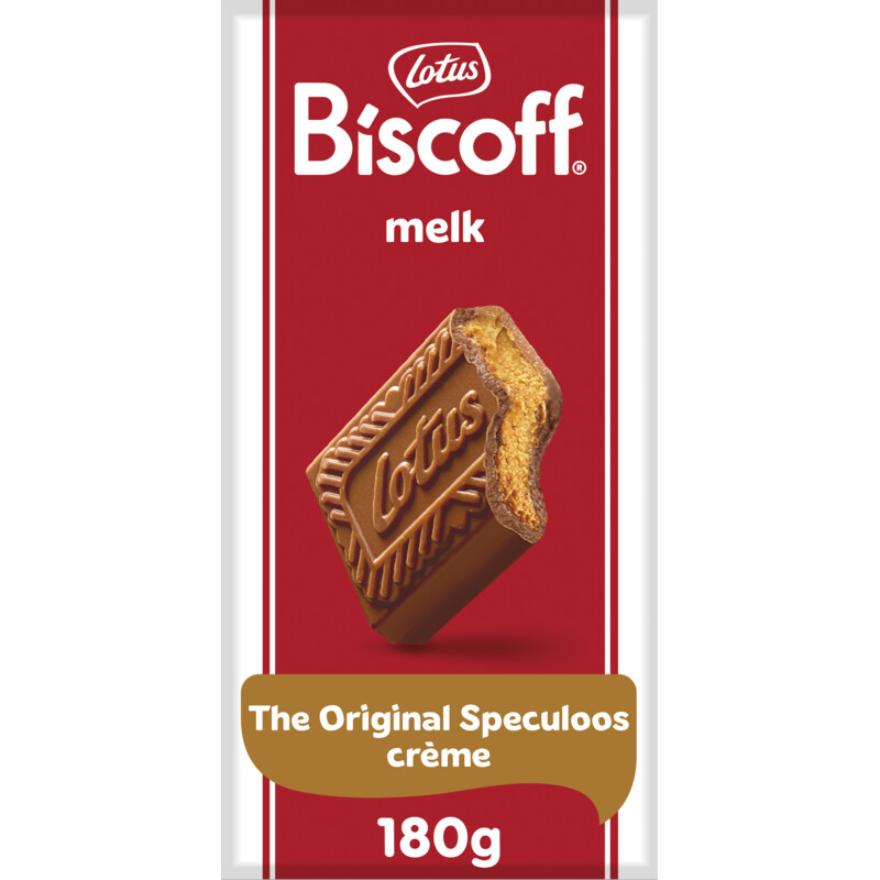 Een afbeelding van Lotus Biscoff Speculoos melkchocolade crème