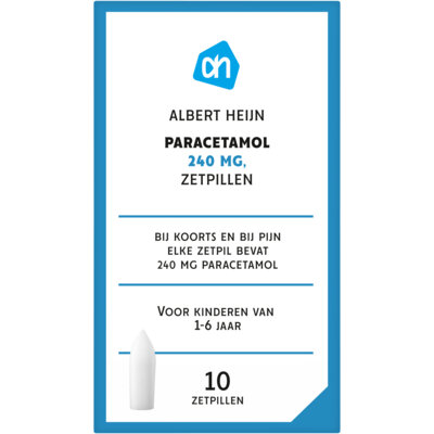 pdp-image-AH Paracetamol 240mg zetpillen