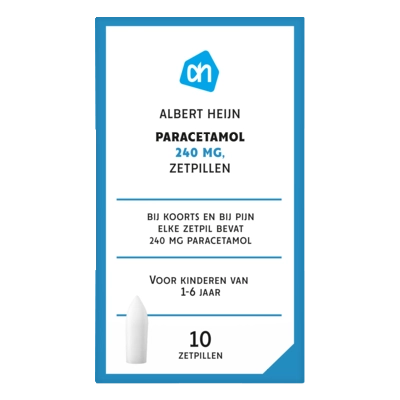 pdp-image-AH Paracetamol 240mg zetpillen