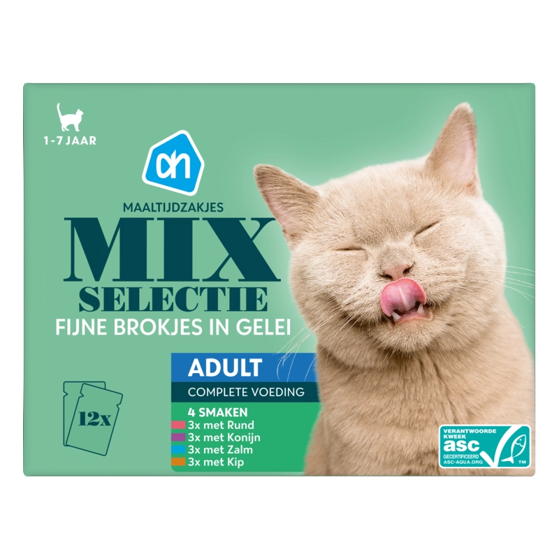 AH Maaltijdzakjes selectie in gelei 12-pack