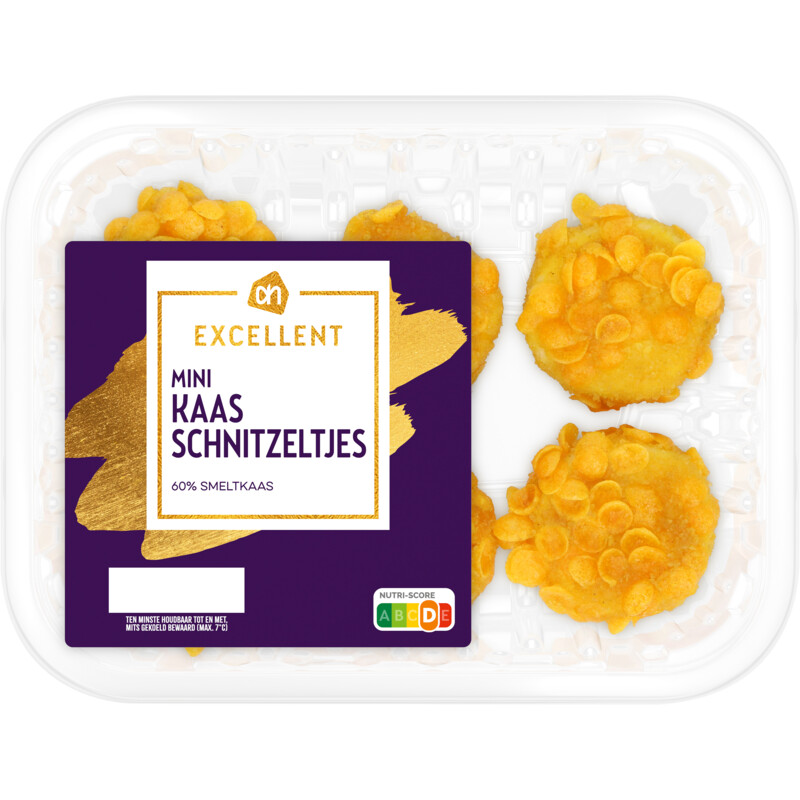Een afbeelding van AH Excellent Mini kaas schnitzeltjes