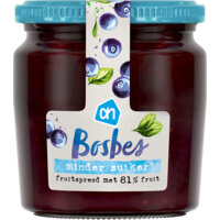 Een afbeelding van AH Fruitspread bosbes