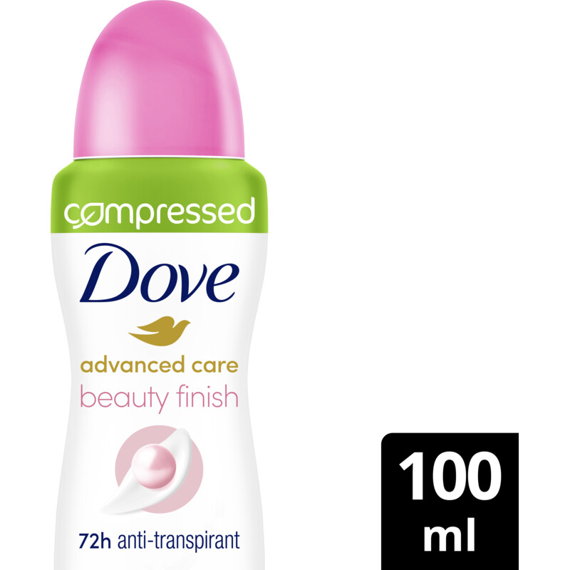 Dove Spray beauty finish compressed