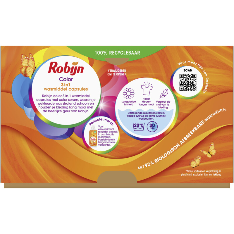 Een afbeelding van Robijn 3-in-1 Wascapsules color