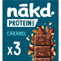 Een afbeelding van Nakd. Protein bars caramel
