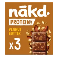 Nakd. Protein bars peanut butter