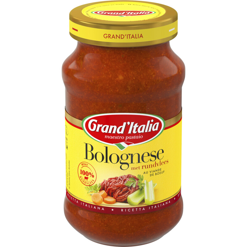 Een afbeelding van Grand' Italia Bolognese met rundvlees