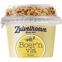 Een afbeelding van Zuivelhoeve Boer'n vla muesli vanille
