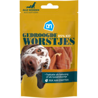 Afbeelding van Gedroogde worstjes voor alle honden kip