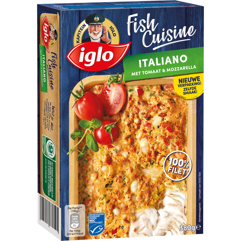 Een afbeelding van Iglo Fishcuisine Italiano