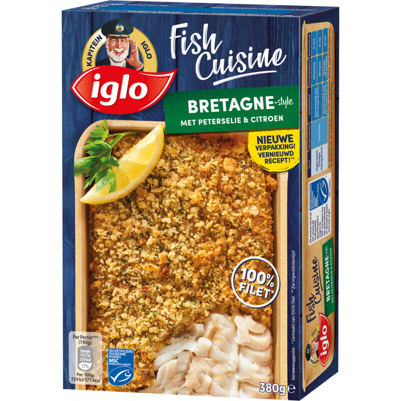 Een afbeelding van Iglo Fishcuisine Bretagne