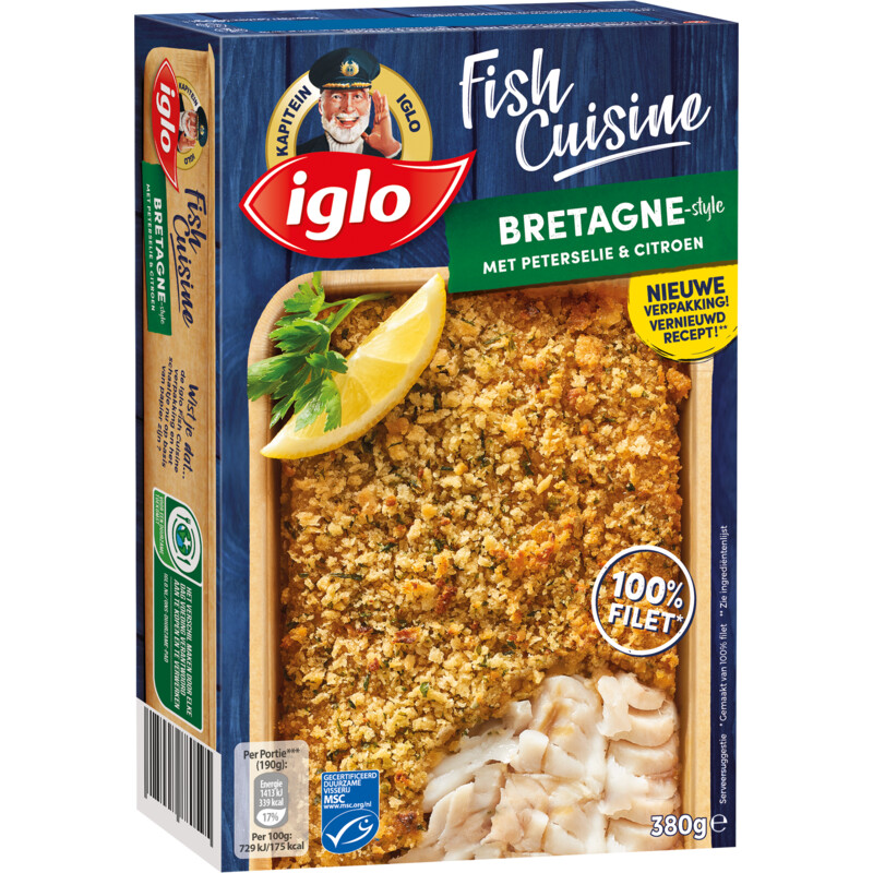 Een afbeelding van Iglo Fishcuisine Bretagne