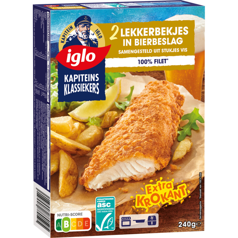 Een afbeelding van Iglo Lekkerbekjes in bierbeslag