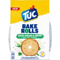 Een afbeelding van LU Tuc bake rolls sour cream & onion