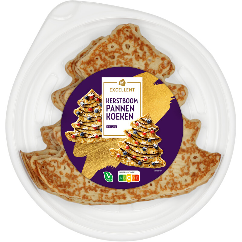 Een afbeelding van AH Excellent Kerstboompannenkoeken
