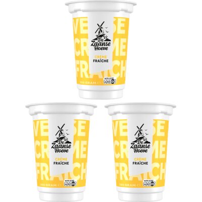 pdp-image-De Zaanse Hoeve Creme Fraiche 3-pack