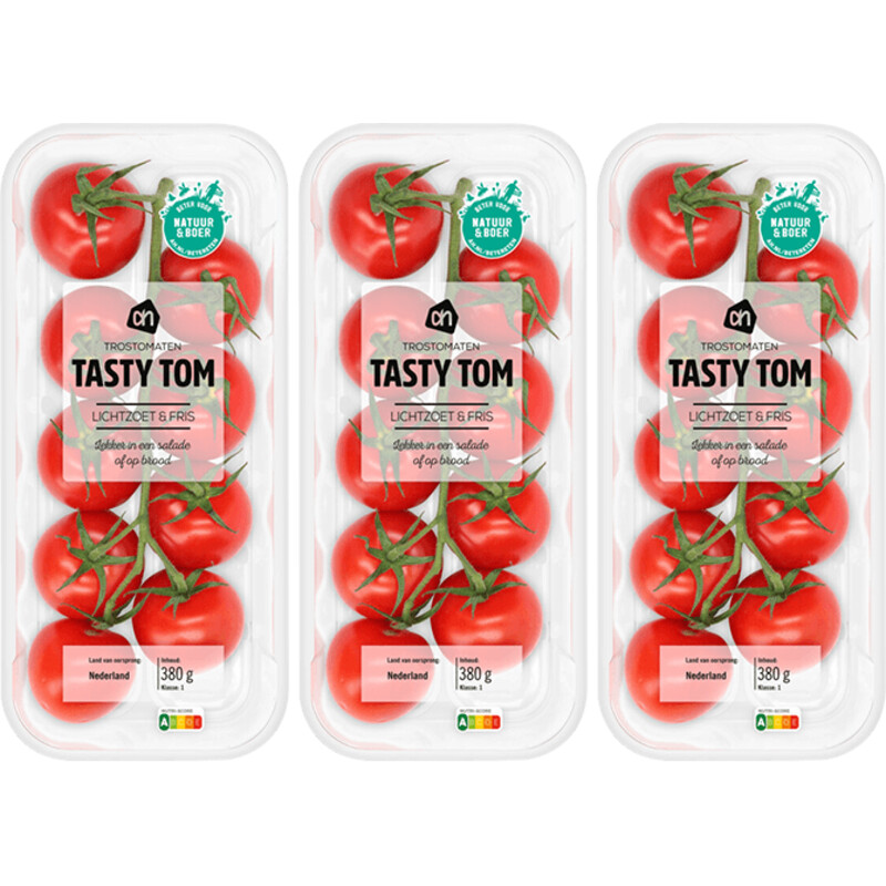 Een afbeelding van AH Tasty Tom Trostomaten 3-pack