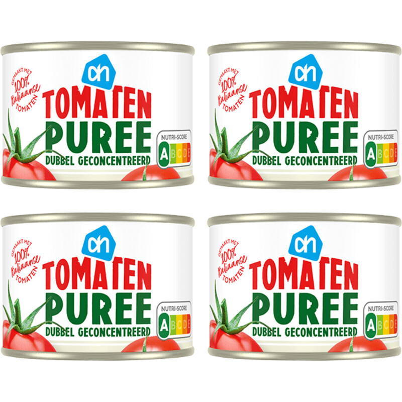 Een afbeelding van AH Tomatenpuree 4-pack