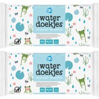 Een afbeelding van AH Baby Waterdoekjes 2-pack