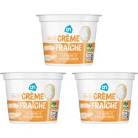 Een afbeelding van AH Creme Fraiche 3-pack