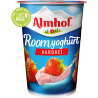 Een afbeelding van Almhof Roomyoghurt aardbei