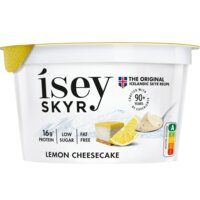 Een afbeelding van Isey Skyr lemon cheesecake
