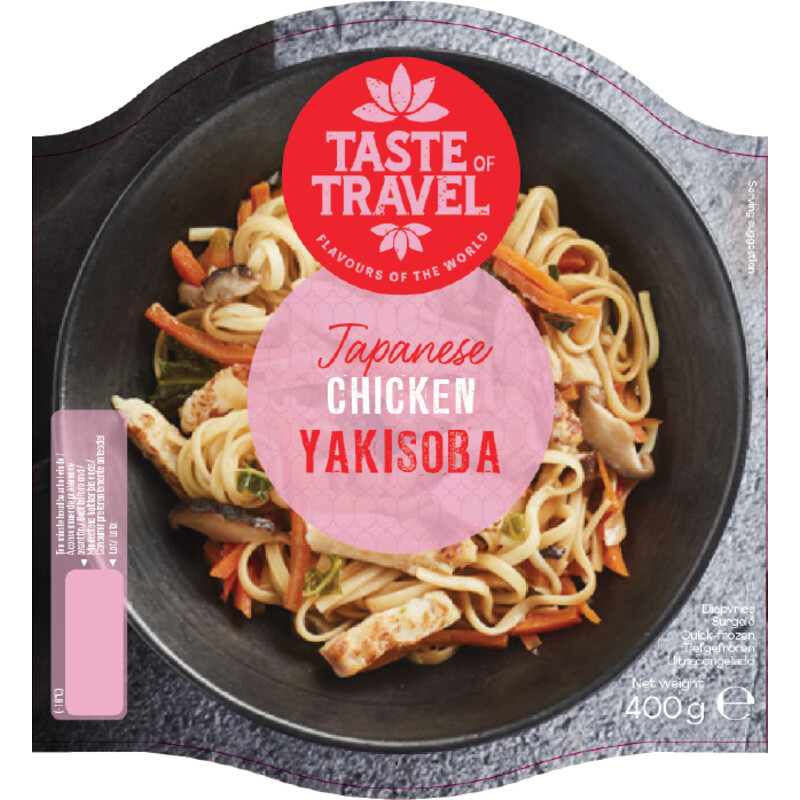 Een afbeelding van Taste of Travel Japanese chicken yakisoba