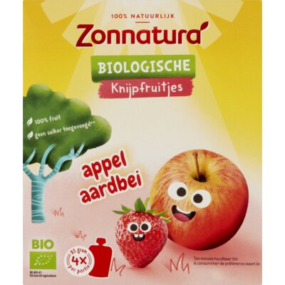 pdp-image-Zonnatura Knijpfruit appel aardbei bio