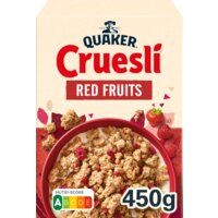 Een afbeelding van Quaker Cruesli rood fruit