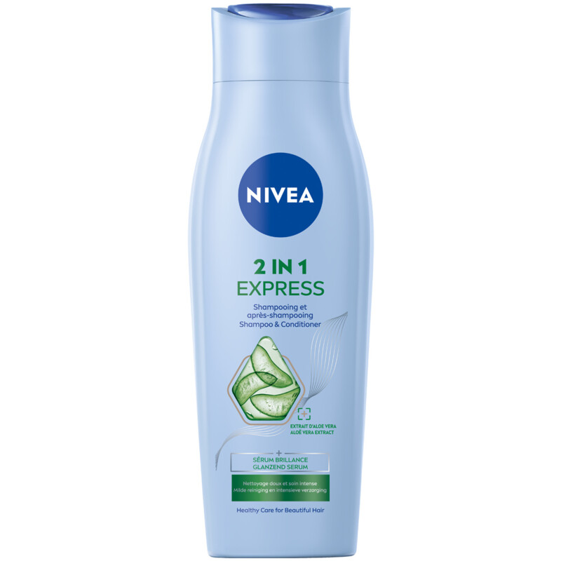 Een afbeelding van NIVEA 2-in-1 Express shampoo & conditioner