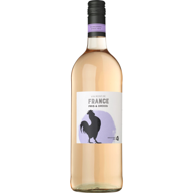 Een afbeelding van AH Fris & droge Franse huiswijn rosé