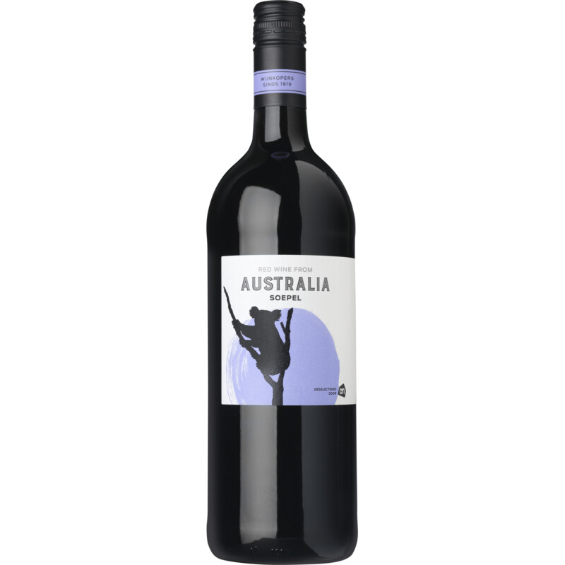 Een afbeelding van AH Soepele Australische huiswijn rood