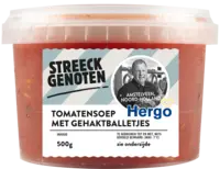 Streeckgenoten Tomatensoep met gehaktballetjes