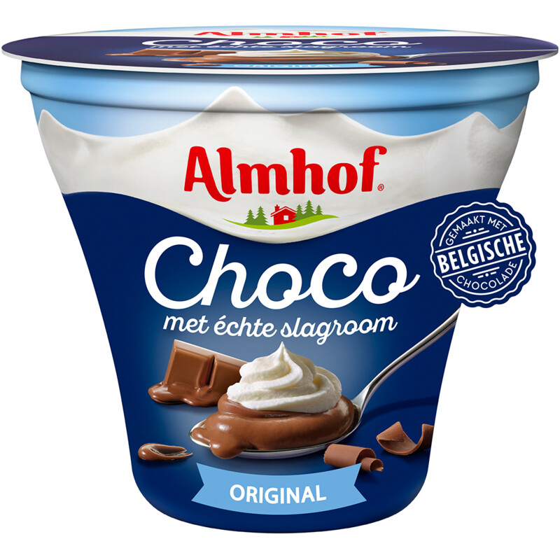 Een afbeelding van Almhof Choco met echte slagroom original