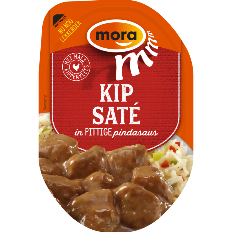 Een afbeelding van Mora Kipsaté pittige pindasaus