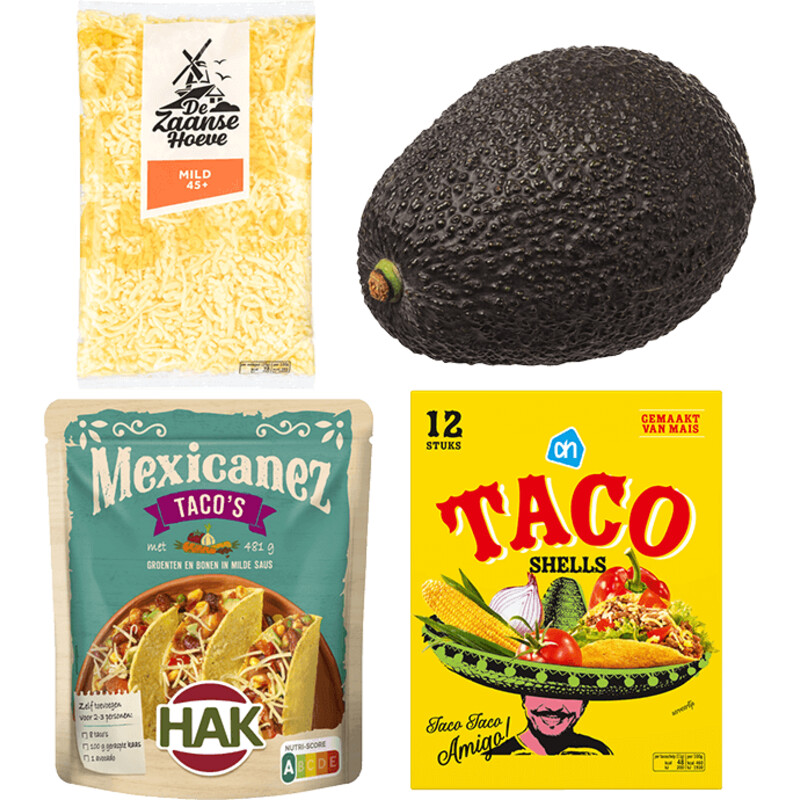 Een afbeelding van Hak Mexicanez taco's maaltijdpakket