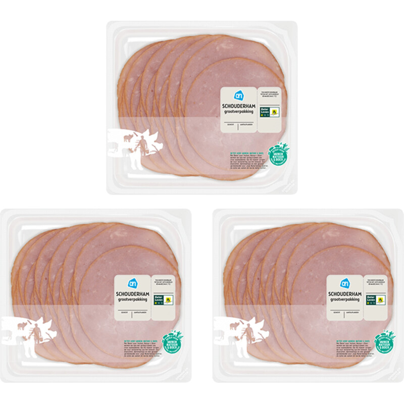 Een afbeelding van AH Schouderham 3-pack