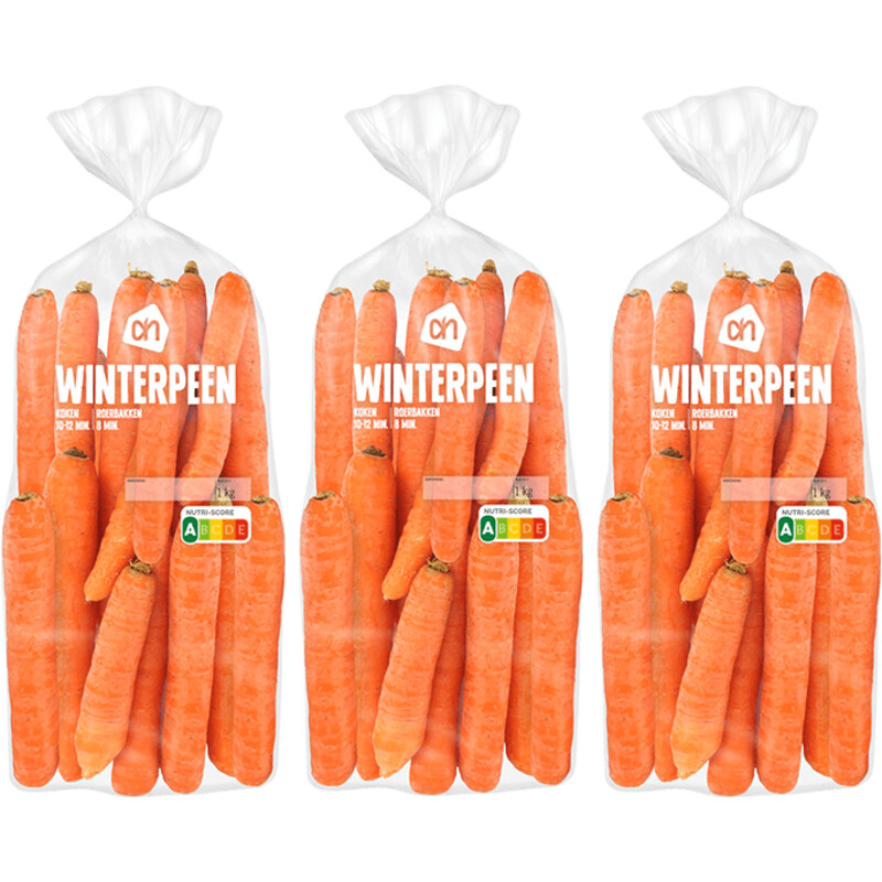 Een afbeelding van AH Winterpeen 3-pack