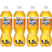 Een afbeelding van Fanta Orange Zero 1,5L 4-pack