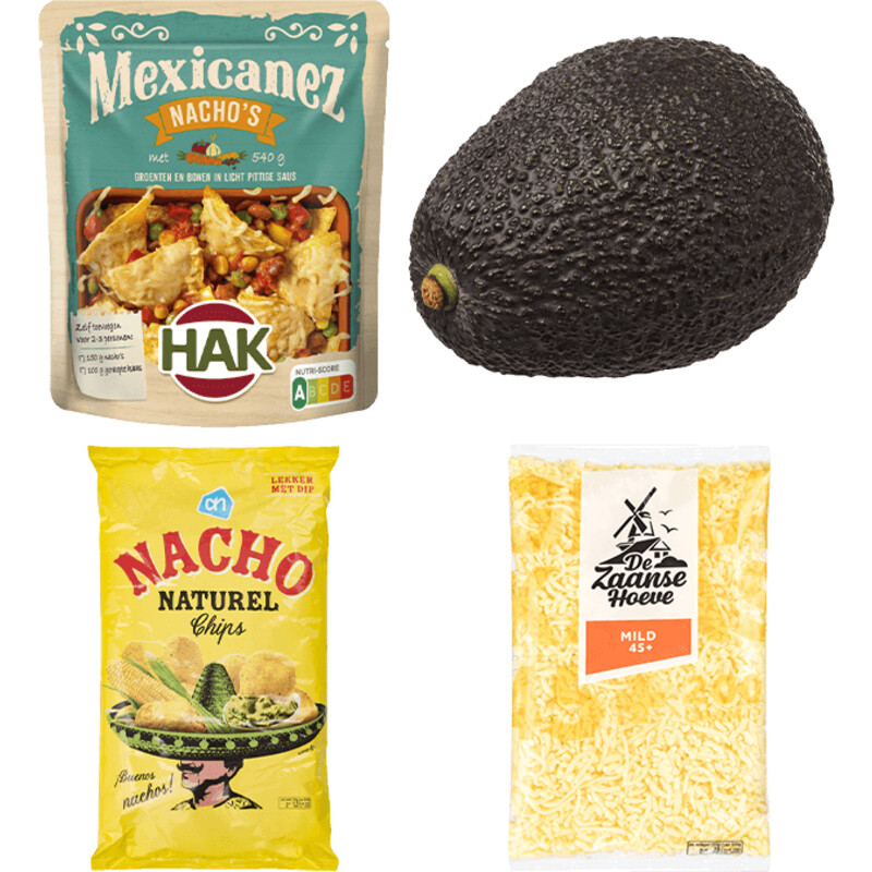 Een afbeelding van Hak Mexicanez nacho's maaltijdpakket