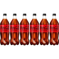 Een afbeelding van Coca-Cola Zero 1L 6-pack