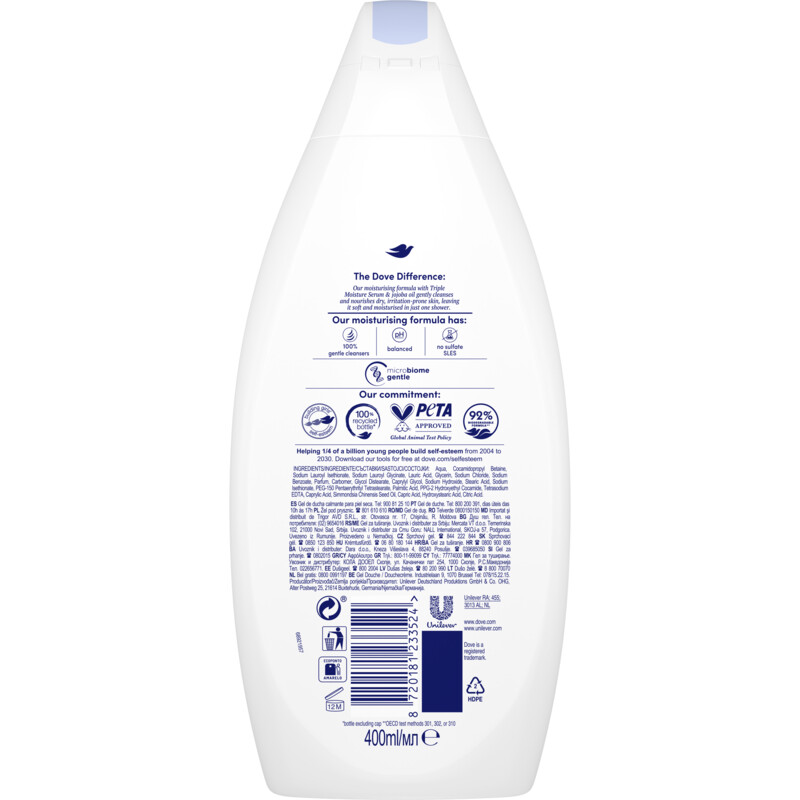 Een afbeelding van Dove Soothing care douchegel